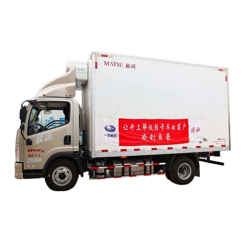 FAW 4x2 148HP 4-Ton Reefer Van Truck 4x2 LHD