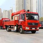 HOWO 8-Ton 4x2 Mounted Crane Truck with Cummins C245 Engine and Telescopic Straight Boom