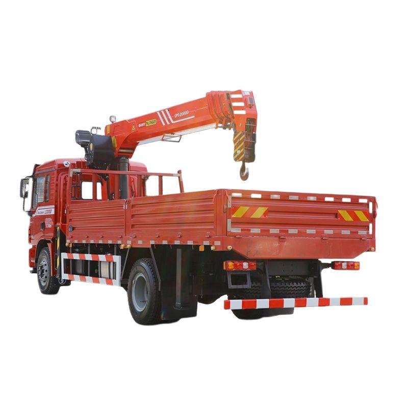 HOWO 8-Ton 4x2 Mounted Crane Truck with Cummins C245 Engine and Telescopic Straight Boom