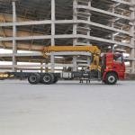 Hengwang HWQY16T 16T 257kW 8x4 Telescopic Boom Truck Mounted Crane