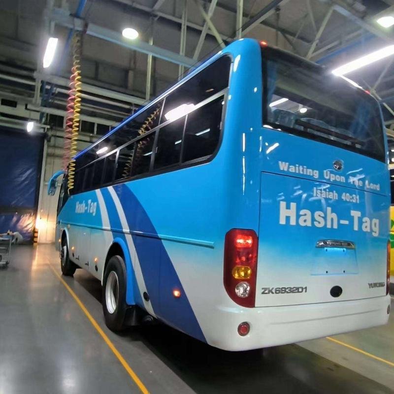 50-Seat Front Engine Diesel Coach Bus Right Hand Drive