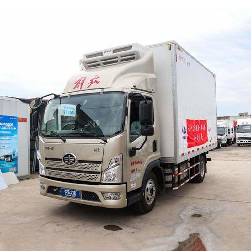 FAW 148hp 4T 4x2 LHD Refrigerator Van Truck