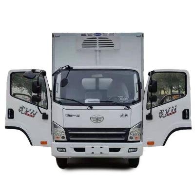 FAW JieFang 4x2 6T Refrigerated Box Truck -25°C Cold Chain Transport Vehicle