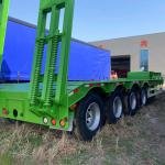 Tarzan 30-60T Heavy-Duty Low Flatbed Semi-Trailer | 3-Axle Steel Lowbed Trailer for Heavy Equipment Transport