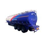 Tarzan 40000L Steel Fuel Oil Tanker Semi-Trailer 3-Axle Bulk Liquid Transport