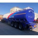 Tarzan 40000L Steel Fuel Oil Tanker Semi-Trailer 3-Axle Bulk Liquid Transport