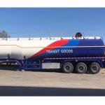 Tarzan 40000L Steel Fuel Oil Tanker Semi-Trailer 3-Axle Bulk Liquid Transport
