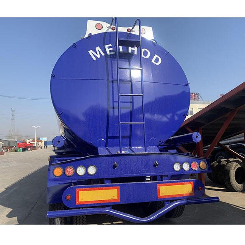 Tarzan 40000L Steel Fuel Oil Tanker Semi-Trailer 3-Axle Bulk Liquid Transport