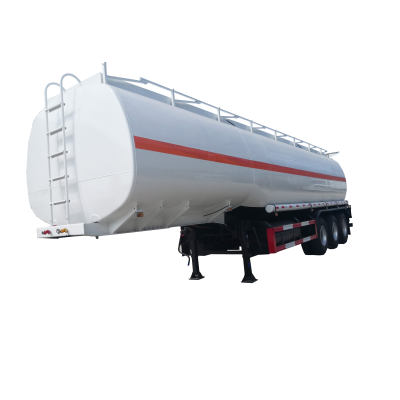 Tarzan 3-Axle 30-60T Steel Fuel Tank Semi-Trailer for Petroleum Transport