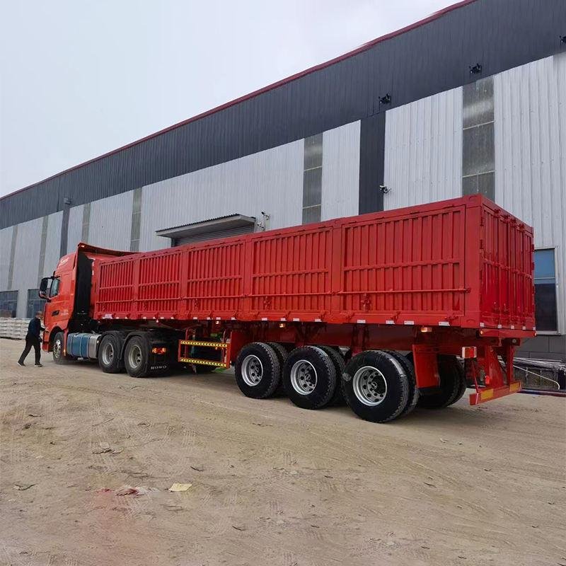 Tarzan 3-Axle 60T Mechanical Suspension Side Dump Semi-Trailer