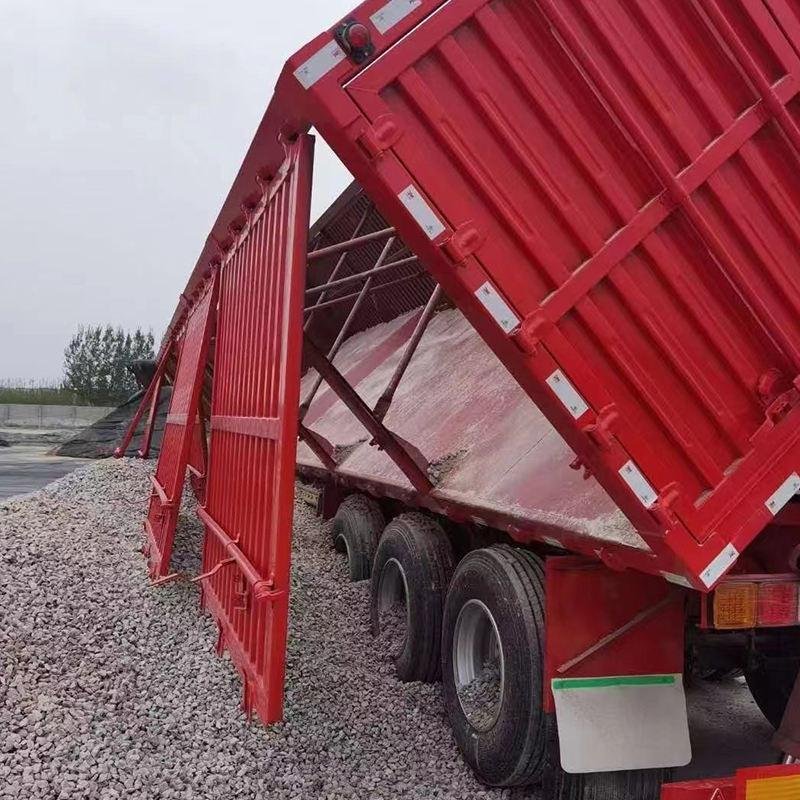 Tarzan 3-Axle 60T Mechanical Suspension Side Dump Semi-Trailer