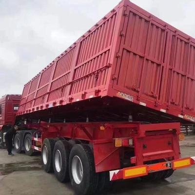 Tarzan 3-Axle 60T Mechanical Suspension Side Dump Semi-Trailer