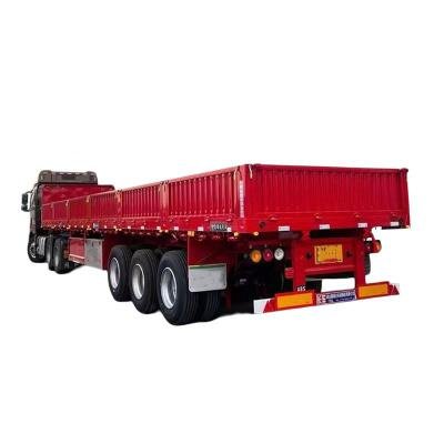 Tarzan 40T 3-Axle Steel Sidewall Semi-Trailer for Bulk Cargo Transport