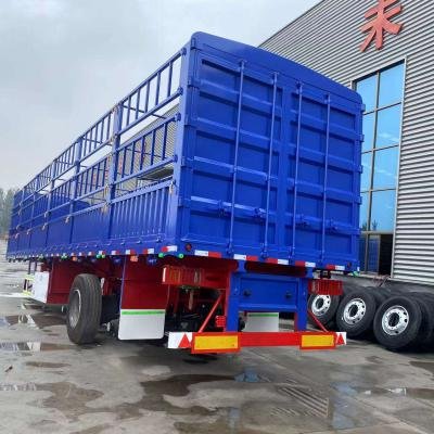 HUALIANGYONGSHUN 40T Flatbed Side Wall Cargo Semi-Trailer