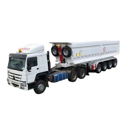 Tarzan 60T 45m³ Tandem 3-Axle Rear Tipper Semi-Trailer