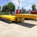 60-Ton 3-Axle Gooseneck Lowbed Semi Trailer