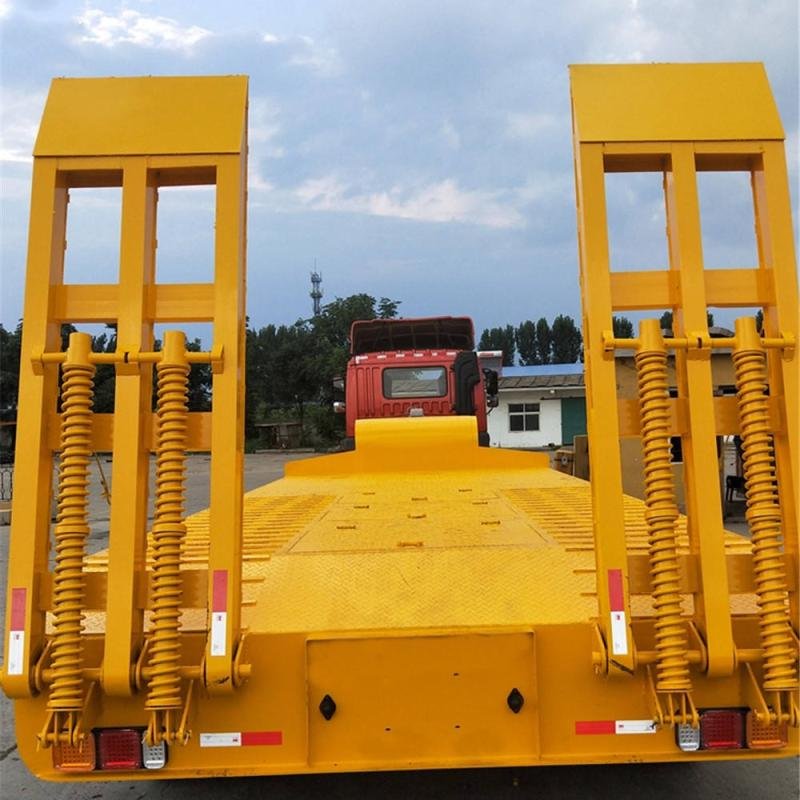 60-Ton 3-Axle Gooseneck Lowbed Semi Trailer