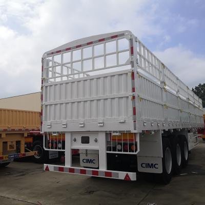 KAYUAN 60Ton 3-Axle Steel Livestock Semi-Trailer for Cattle Poultry Transport