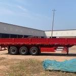 60 Ton Steel Side Fence Semi Trailer | 3-Axle Drop Side Cargo Transport Trailer