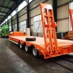 Heavy-Duty 3-Axle Low Bed Semi Trailer 50T Capacity
