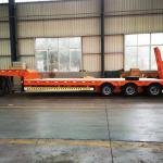 Heavy-Duty 3-Axle Low Bed Semi Trailer 50T Capacity