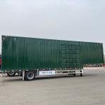 60 Ton Steel Drop Side Fence Semi Trailer 3 Axle Heavy-Duty Cargo Transport Trailer