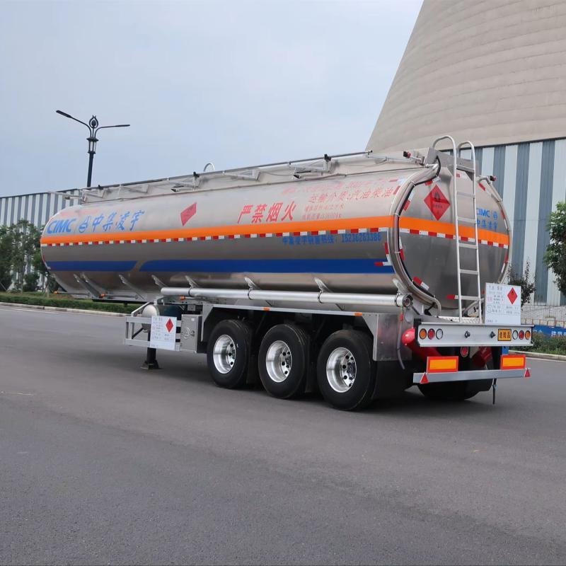 CIMC 40m³ 3-Axle Aluminum Fuel Tank Semi-Trailer