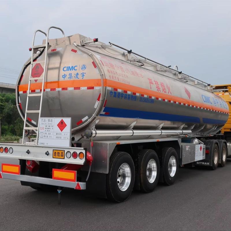 CIMC 40m³ 3-Axle Aluminum Fuel Tank Semi-Trailer