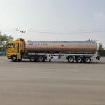 CIMC 45,000L 3-Axle Aluminum Alloy Fuel Tanker Semi-Trailer for Gasoline Transport
