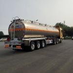 CIMC 45,000L 3-Axle Aluminum Alloy Fuel Tanker Semi-Trailer for Gasoline Transport