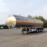 CIMC 45,000L 3-Axle Aluminum Alloy Fuel Tanker Semi-Trailer for Gasoline Transport