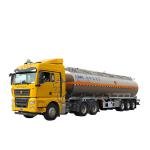 CIMC 45,000L 3-Axle Aluminum Alloy Fuel Tanker Semi-Trailer for Gasoline Transport