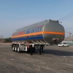 CIMC 3 Axle 50,000L Aluminum Alloy Fuel Tanker Semi-Trailer for Bulk Fuel Transport