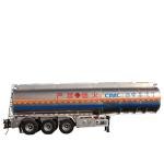 CIMC 3 Axle 50,000L Aluminum Alloy Fuel Tanker Semi-Trailer for Bulk Fuel Transport