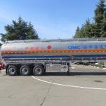 CIMC 3-Axle 46m³ Aluminum Fuel Tank Semi-Trailer for Diesel Gasoline Jet Fuel Transport