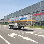 CIMC 3-Axle 45m³ Aluminum Fuel Tank Semi-Trailer for Diesel Gasoline Jet Fuel Transport