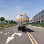 CIMC 3-Axle 45m³ Aluminum Fuel Tank Semi-Trailer for Diesel Gasoline Jet Fuel Transport