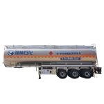 CIMC 3-Axle 45m³ Aluminum Fuel Tank Semi-Trailer for Diesel Gasoline Jet Fuel Transport