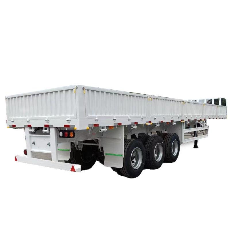 Industrial Grade 180T 4-Axle Low Bed Semi-Trailer with 13M Heavy-Duty Steel Bed