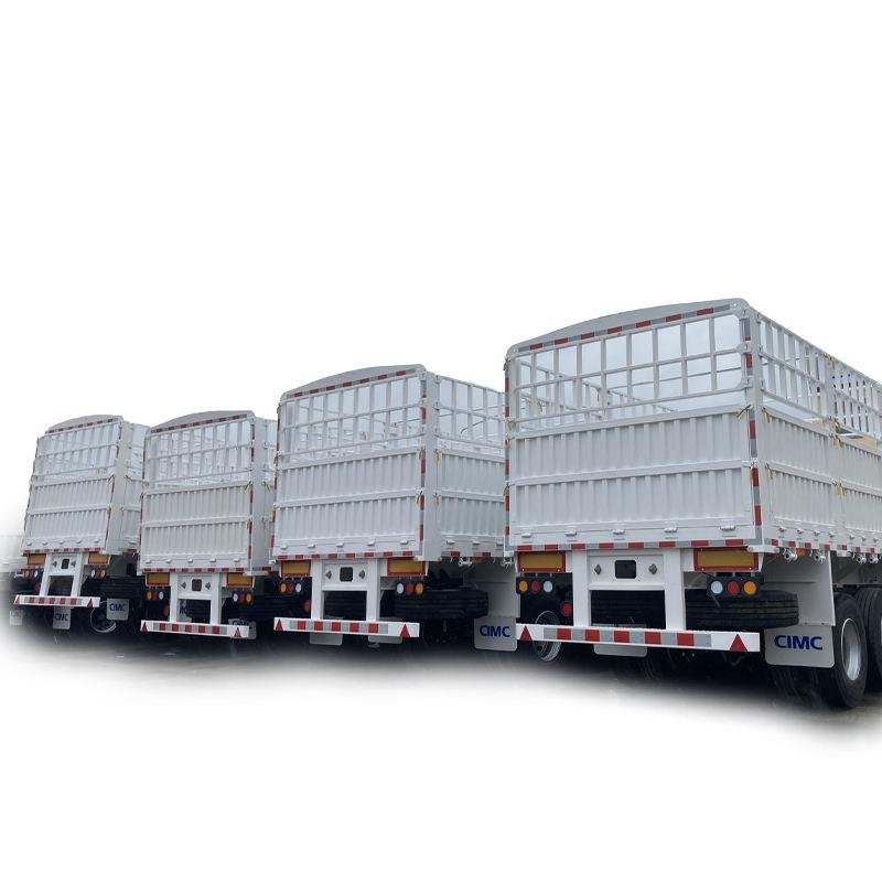 180T Heavy-Duty Dump Tipper Semi Trailer - Steel Construction - Long Haul Transport