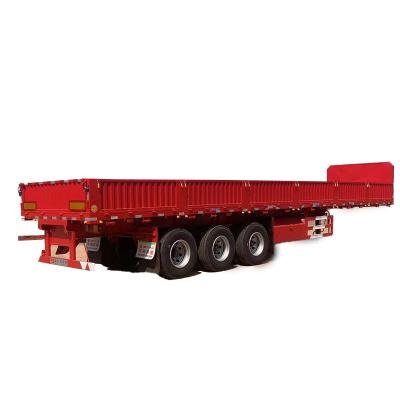 Heavy-Duty 180T Low Bed Semi Trailer 3-Axle Flatbed Trailer for Sale