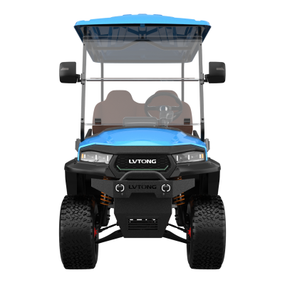Electric 4-Seater Lifted Golf Cart 4kW 48V High Ground Clearance