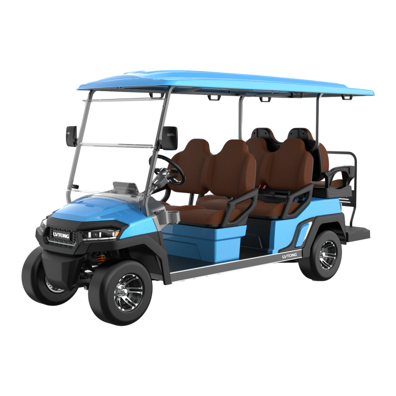 Electric 6-Seater Low-Speed Utility Vehicle 4kW 48V Personnel Carrier
