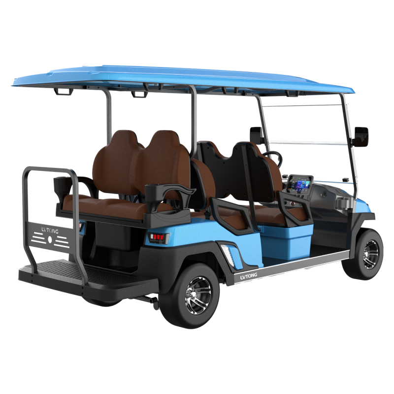 Electric 6-Seater Low-Speed Utility Vehicle 4kW 48V Personnel Carrier