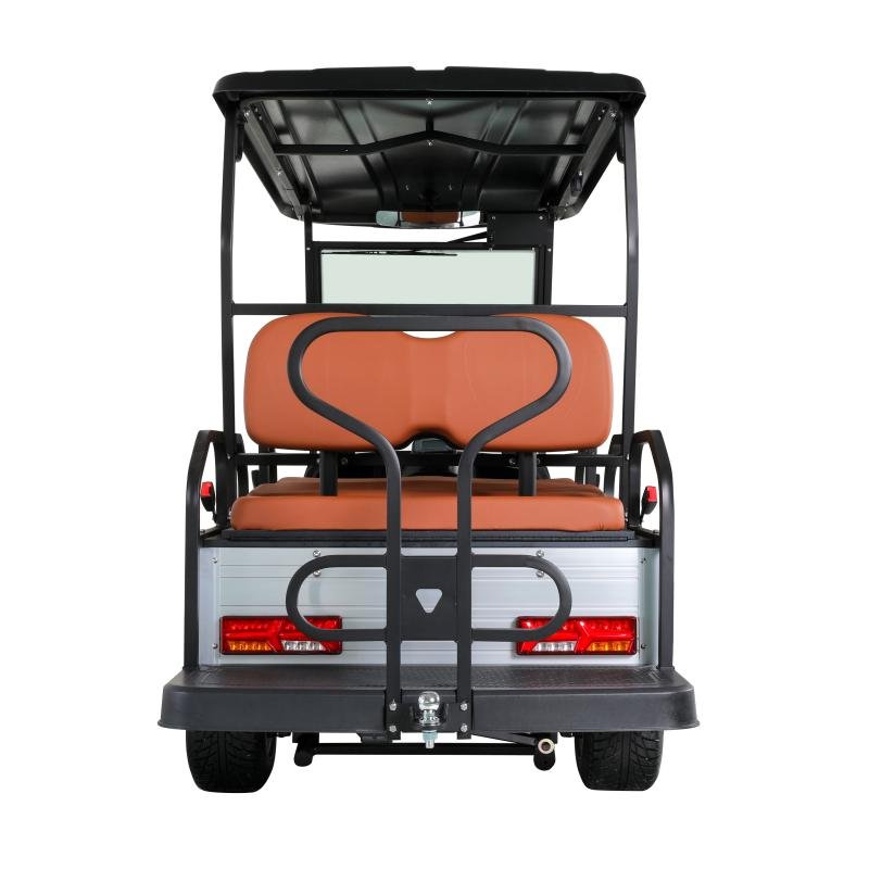 6-Seater Electric Utility Cart 5kW Motor 72V 90km Range Cargo Bed