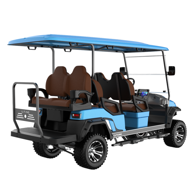 48V 4kW Electric Lifted 6-Seat Utility Vehicle