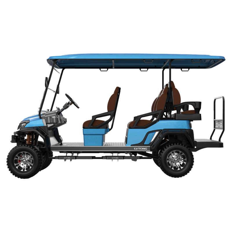 48V 4kW Electric Lifted 6-Seat Utility Vehicle
