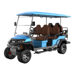 48V 4kW Electric Lifted 6-Seat Utility Vehicle
