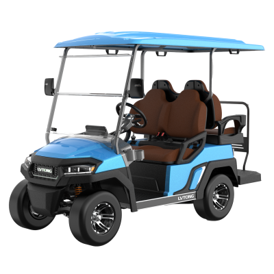 Electric 4-Seater Golf Cart 4kW 48V Low-Speed Utility Vehicle