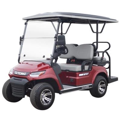 LVTONG LT-A827.2+2 Electric 4-Seater Golf Cart with Foldable Rear Seat